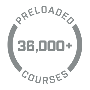 Preloaded with 36,000+ Courses